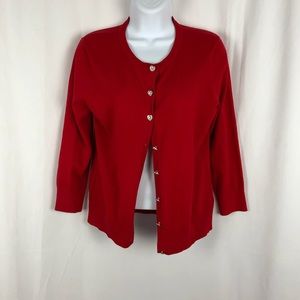 Cable & Gauge rayon ❤️ ‘jewel’ button cardigan M